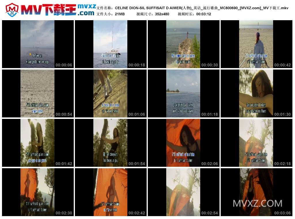 CELINE DION-SIL SUFFISAIT D AIMER(人物)_英语_流行歌曲_MC800690
